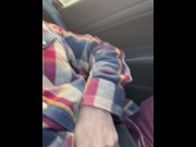 Preview 5 of Cumshot while driving is harder than I tought !