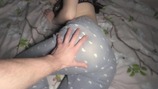 My GF a Fucking PROFESSIONAL Hoe! She Rides my Dick in reverse Cowgirl, Best Doggystyle