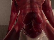 Preview 5 of Ladybug with big tits and pregnant gets fucked and cummed by a red demon