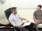 Preview 2 of Athletic Doctor Johnny Ford Takes Young Patient's Massive Cock During Therapy Session - Therapy Dick
