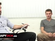 Preview 3 of Athletic Doctor Johnny Ford Takes Young Patient's Massive Cock During Therapy Session - Therapy Dick
