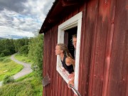 Preview 5 of Couple exploring an old mine shaft and each other - RosenlundX - 4k 60fps