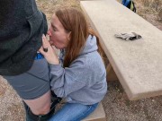 Preview 3 of Blowjob in a public campground after a hike