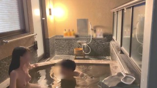 Cut 4K THAI ASIAN Spring Sex, Fucking on Vacation with my Girlfriend in a Hot Spring Resort.