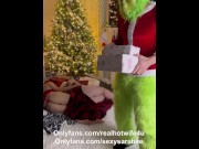 Preview 2 of The Grinch and Santa team up on two sexy girls