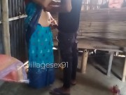 Preview 2 of Sky Blue Saree Sonali Fuck in clear Bengali Audio ( Official Video By villagesex91)