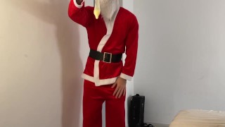 Santa brings you a cum filled condom for Christmas