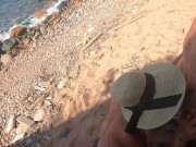 Preview 1 of AT THE BEACH I fuck a friend's wife while he went swimming what a slut ready for anything