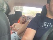 Preview 4 of I get horny playing with my ule penis while I'm in the uber on the way home