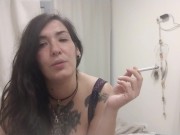 Preview 3 of Girl Smoking Fetish Cigarette.