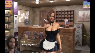 The Motel Gameplay #24 Blonde ANAL Slut is also A Huge VOYEUR!