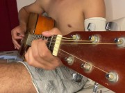 Preview 5 of I drove my girlfriend crazy horny after my fingers plucked the strings with her pussy