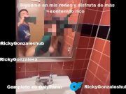 Preview 3 of Fucking in the bathroom of his house with a new Peruvian girl