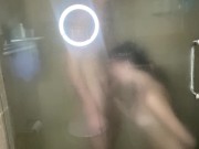 Preview 4 of Slut Ex-Girlfriend Deepthroats Until Facial In The Shower