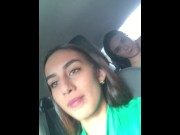 Preview 1 of my best friend pays us to strip and masturbate in the uber car