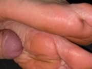 Preview 2 of Sticky Cum on Soles