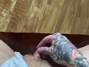 Preview 6 of Jerking my huge clit until I squirt all over FTM PUSSY Full Vid on OF