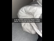 Preview 1 of German Student fucks classmate on Snapchat