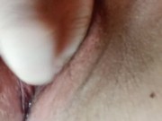 Preview 6 of Playing with my pussy in extreme close up