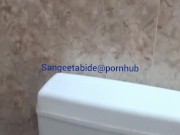 Preview 4 of Sangeeta pissing in public toilet and getting horny rubbing her pussy with hot hindi audio