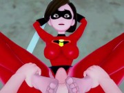 Preview 3 of Hentai POV Feet The Incredibles Helen Parr