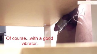 Edging 3 times cumshot handsfree with vibrator egg toy. Homemade solo amateur neighbors watching