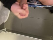 Preview 1 of Almost Caught Masturbating Again in the School Bathroom… Another Ruined Orgasm!
