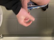 Preview 4 of Almost Caught Masturbating Again in the School Bathroom… Another Ruined Orgasm!