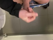 Preview 6 of Almost Caught Masturbating Again in the School Bathroom… Another Ruined Orgasm!