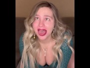 Preview 1 of Lonely MILF wants your CUM on her AHEGAO face
