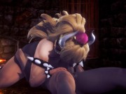 Preview 6 of Mario Bross Hentai - Bowsette 69 and anal