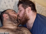 Preview 2 of Three hairy bears suck each other's cocks
