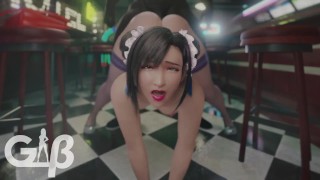 POV - Crazy fuck Tifa's big ass