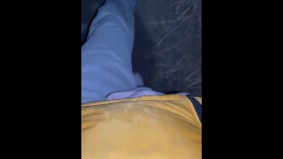 Japanese HENTAI can't stand it outdoors and pees a lot ♡ cute boy