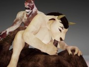 Preview 3 of Cow Girl x Minotaurs 3D