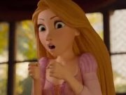Preview 2 of Disney Rapunzel gives curious first time blowjob and loves it!!! 🤩🤩🤩