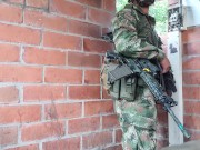 Preview 1 of I was almost caught masturbating on my watch. Colombian military