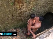 Preview 3 of Hot Latino Boys Cain Gomez & Robert Go Out For Some Naked Outdoor Fun In the Woods - Latin Leche