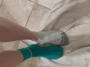 Preview 1 of my piss slut self had a lazy standing shower piss