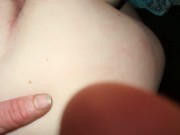 Preview 6 of Bbw Cock slut gets anal cream pied
