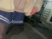 Preview 2 of cute trap|Crossdresser [Part 1] I can't stand walking in cosplay and I urinate a lot♡ | Japanese