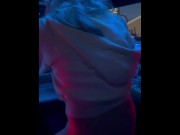 Preview 5 of Sexy strip tease in a limo on the Las Vegas Strip