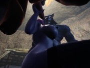 Preview 5 of Draenei has a threesome with Werewolves | Warcraft Porn Parody