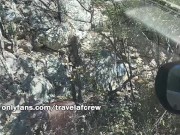 Preview 3 of Travel and Fuck Outdoor explores Old Hellshire in Portmore Jamaica