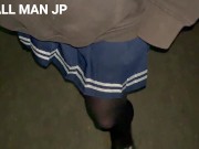 Preview 2 of [Part 4] Cute girl pees while walking♡ | Japanese Hentai Colleplayer