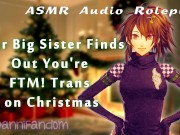 Preview 1 of 【SFW Wholesome ASMR Audio RP】You Come Out as Trans to Your Big Sister During XMas 【F4FtM】