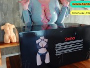 Preview 1 of TANTALY Unboxing and Review by Sarina Sex Doll