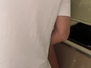 Preview 3 of The guy passionately fucks his stepmom Marta Bellefleur in the kitchen🔥