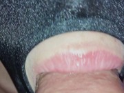 Preview 1 of Emily Hein gives Blowjob and Swallows Warm Cum Closeup - POV ASMR