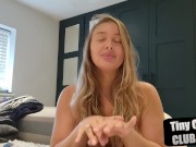Preview 6 of Small cocks humiliation by webcam solo amateur busty babe